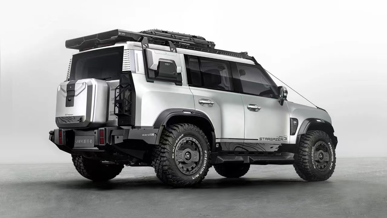 捷途旅行者银龙之翼Air亮相深圳改装车展 外观更有“野”味