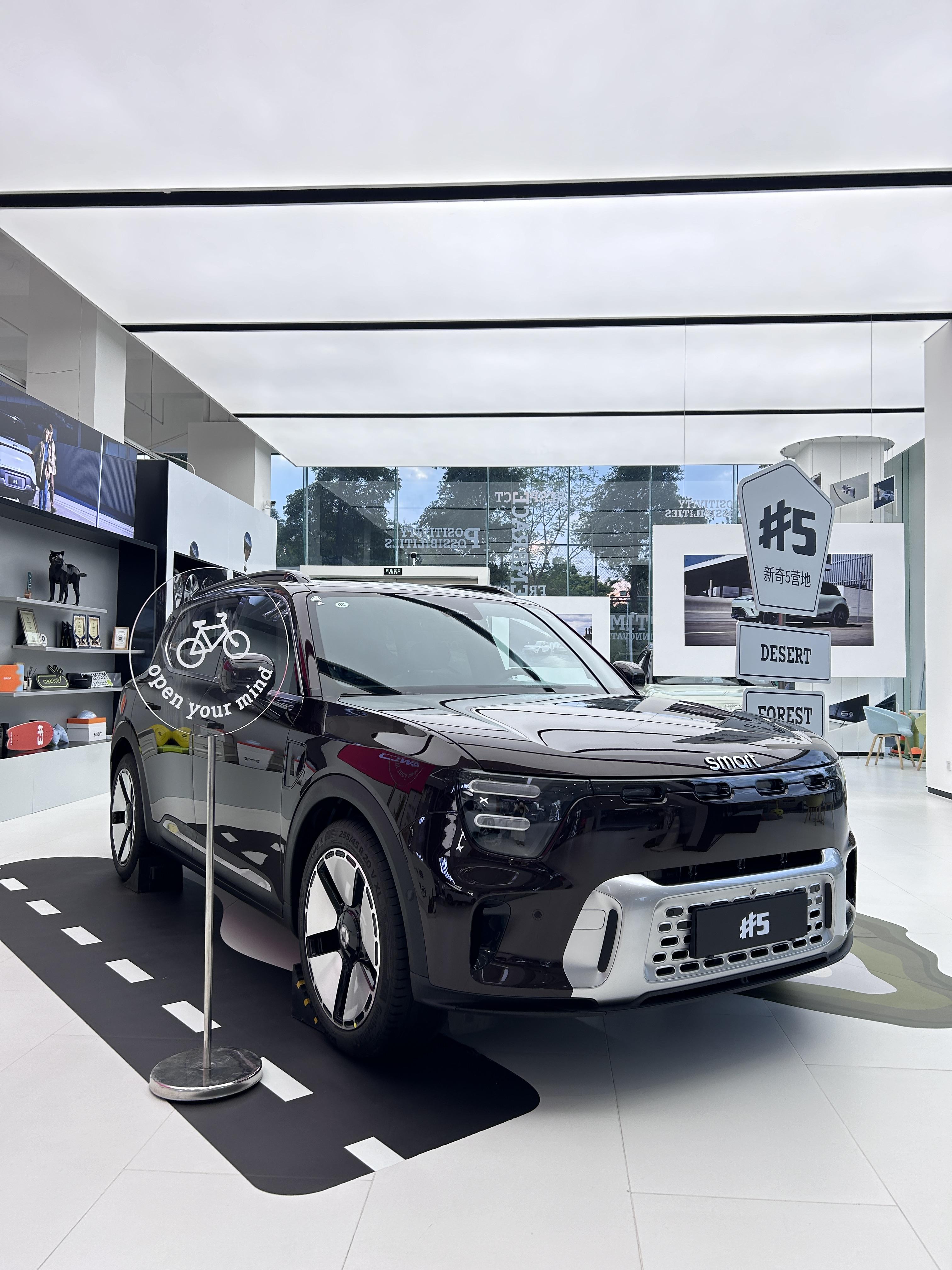 “零百”加速3.8秒 smart精灵#5 BRABUS超能版全球首发亮相